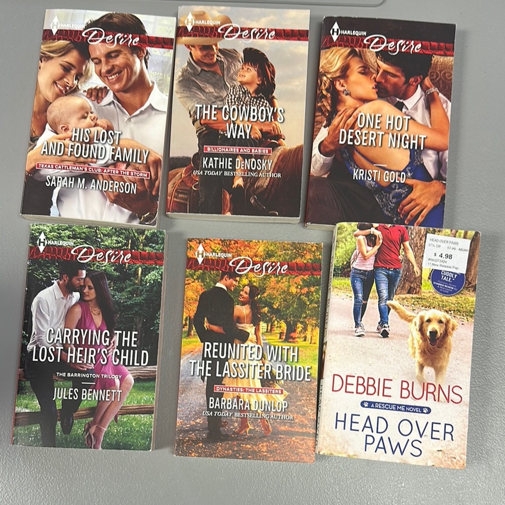 Romance Novel Collection - Set of 6